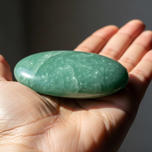 Vente en gros de pierre de palmier polie en aventurine verte naturelle de haute qualité - Product Image 1