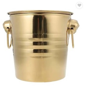 Botes de basura de cocina de lujo para interiores Ltr Top Fashion Solución de almacenamiento ecológica suave galvanizada para el hogar - Product Image 3