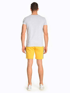 Logo personnalisé Short de course décontracté pour hommes avec doublure de compression Short d'entraînement de gymnastique en toile avec poche Service OEM - Product Image 4