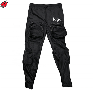 Pantalon en nylon pour homme Pantalon de survêtement coupe-vent à boutons latéraux pour homme Costume coupe-vent en nylon imprimé par sublimation Design personnalisé - Product Image 5
