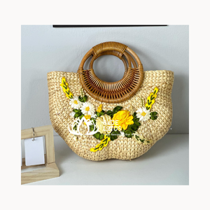 BOLSA DE PRODUCTO BOLSA DE JACINTO DE AGUA PRODUCTO VENTA CALIENTE CON NUEVO MATERIAL NUEVA MODA BOLSA DE MUJER MEJOR PRECIO DE BLUE LOTUS FARM - Product Image 1