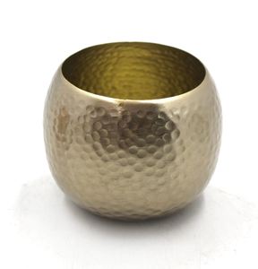 Portavelas votivo de Metal de aluminio, decoración del hogar chapada en latón para boda, linterna de mesa de Navidad para Decoración - Product Image 4