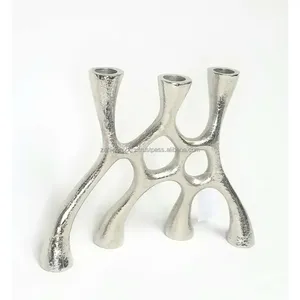 Support de bougie artistique en bambou, décoration d'intérieur élégante pour la maison et l'hôtel, style de décoration de Noël, impression numérique artisanale Zahid - Product Image 1