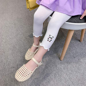 Leggings d'été pantalons courts minces de haute qualité pantalons en coton shorts de sécurité d'été pantalons pour filles de toutes les couleurs pour les filles - Product Image 2