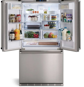 RVFFR336SS 36" Counter Depth French Door <b>Refrigerator</b> with Internal Water Dispenser 19.8 cu. ft. - Stainless Steel - Product Image 2