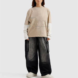 Servicio OEM Diseña Tu Propio Logotipo Camisetas de Verano Ecológicas de Doble Capa para Mujer Impresión Personalizada en Existencia - Product Image 5