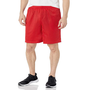 กางเกงขาสั้นตาข่ายสำหรับวิ่งบาสเก็ตบอลระบายอากาศน้ำหนักเบามีเชือกผูกโลโก้ตามสั่ง - Product Image 1