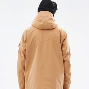 Chaquetas de esquí de invierno de ajuste personalizado con capucha y cremallera térmica a prueba de viento tela impermeable Impresión de logotipo marca de etiqueta privada OEM nieve - Product Image 3