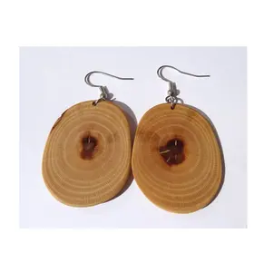 Luxury Acacia wood earring and best quality design modern wood earring for women and girls jewelry at competitive price