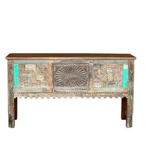 Handmade Carved Marble <b>Console</b> <b>Table</b> Modern & Luxury <b>Rustic</b> Entry Living Room Bedroom Hotel Villa Furniture Mirrored Feature - Product Image 3