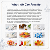 Prémélange de vitamines et de minéraux en poudre, mélange nutritionnel personnalisé pour la fabrication de compléments alimentaires en comprimés et en capsules, service OEM ODM