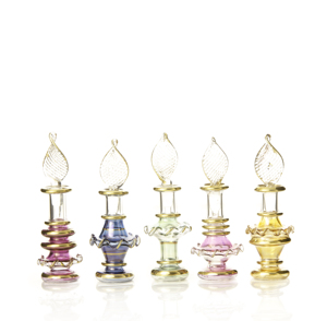 Botella de Perfume de Vidrio Soplado a Mano Egipcio, Artística, Hecha a Mano, Decorada con Oro, de Lujo, Coleccionable, Venta al Por Mayor - Product Image 5