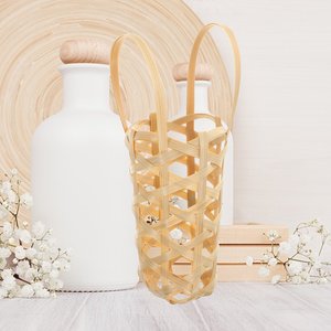 ตะกร้าหวายสำหรับจัดเก็บของในบ้านตะกร้าจัดระเบียบสินค้าทำจากไม้ไผ่ทอมือ - Product Image 2