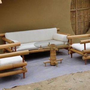 Vente en gros ensemble de canapé en bambou, tendance 2024, fabriqué au Vietnam - Product Image 1