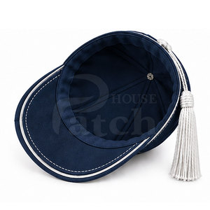 Refined Honour <b>Hat</b> Classic Traditional Ceremonial Headwear With Decorative Crown <b>Band</b> Premium Tassel Custom Formal Presentation - Product Image 3