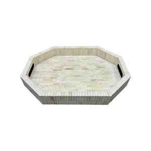 Arabian Majesty Handmade Bone Inlay Serving Tray Luxurious Decorative Homeware for Elegant Dining, Ramadan Festivities - Product Image 3