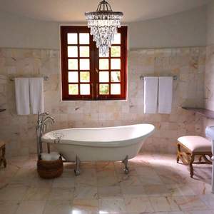 Crystal <b>Chandelier</b> Farmhouse Bronze Bathroom <b>Chandeliers</b> 4 Light Foyer Lighting Hanging Pendant Light Fixture <b>for</b> <b>Bedroom</b> - Product Image 1