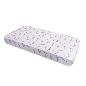Sábanas de colchón para niños pequeños de algodón orgánico 100%, tamaño personalizado, patrón de animales florales Unisex, juego de sábanas bajeras planas a buen precio - Product Image 1