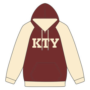 Kap Maroon เสื้อฮู้ดแบบสวมหัว, เสื้อแขนแร็กแลนผ้าฝ้ายผสมกับเสื้อผ้าพี่น้องแนวสตรีทแบบกรีกที่กำหนดเองศักดิ์สิทธิ์เก้า hbcu - Product Image 2