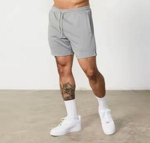 OEM Custom Logo Summer Sport Jogging Gym Workout Running <b>Sweat</b> <b>Shorts</b> for <b>Men</b> French Terry Cotton Fleece Solid Streetwear Blank - Product Image 5