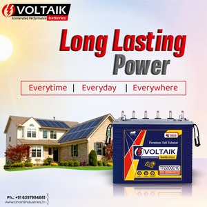 Tấm pin mặt trời với pin và biến tần pin năng lượng mặt trời chì axit hình ống clorua voltaik 12V 180ah C10 hiệu suất cao năng lượng mặt trời PV - Product Image 2