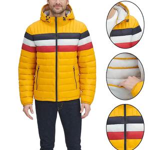 Chaqueta Acolchada de Invierno para Hombre, Estilo Nuevo, Manga Larga, con Cierre de Cremallera, Ropa de Abrigo - Product Image 1