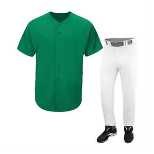 Nouvelle arrivée meilleur matériel uniforme de Baseball Top ten produit d'usure d'équipe ensemble de maillots de Baseball pour hommes uniforme de Baseball Softball - Product Image 3