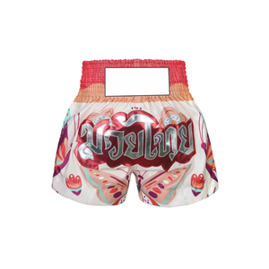 Pantalones cortos de Muay Thai para hombre de estilo único OEM ODM Pantalones cortos de Muay Thai para hombre de satén de alta calidad de último diseño a la venta - Product Image 1