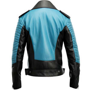 Blouson de moto unisexe en cuir coupe-vent 2026 – Vente en gros, design européen, production OEM personnalisée - Product Image 2