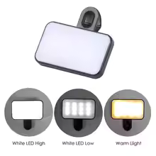Poche LED Selfie Lumière pour <span class=keywords><strong>IPhone</strong></span> IPad Téléphone Portable Ordinateur Portable Clip Flash Remplir Vidéo Photo <span class=keywords><strong>Ringlight</strong></span> Photographie Lampe - Product Image 6