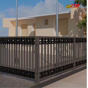 Panneaux de clôture en fer pour l'extérieur du fournisseur du Vietnam avec ensemble complet prêt à installer, parfait pour les frontières de la maison et les allées - Product Image 1