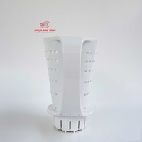 Écumoire en plastique grande taille écologique de haute qualité OEM/ODM, couleurs personnalisables, certifiée SCS, avec logo personnalisé