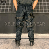 Pantalon cargo de jogging pour homme Ninja Cyberpunk Streetwear Pantalon de survêtement avec poche Hip Hop grande taille