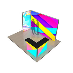Kehys Jännityskaari Kaksiosoinen Valoikkuna 10 * 10FT/3*3M Expo Näyttely Kaupallinen Näyttelykioski Esittelyseinät Valoisat - Product Image 5