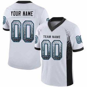 Diseño personalizado de alta calidad sublimado uniforme de fútbol transpirable jersey de fútbol para ropa de fútbol americano - Product Image 4