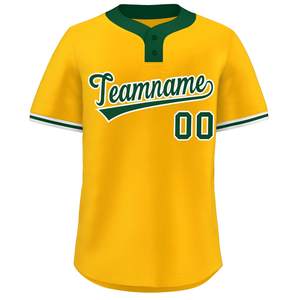 Jersey de béisbol con bloqueo de colores llamativos, camisa de softball con botones personalizados, malla para jóvenes, aspecto universitario, aparejos bordados, Sarga de EE. UU. - Product Image 3