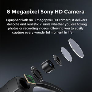 Gafas Inteligentes con IA Mejoradas con Cámara <span class=keywords><strong>de</strong></span> 8MP 1080P, Control por Voz, Traducción en Tiempo Real, Resistentes al Agua IPX-5, Gafas <span class=keywords><strong>de</strong></span> Sol Magnéticas - Product Image 6