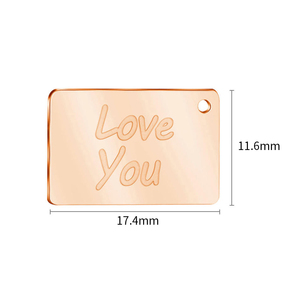 Gioielli per Coppia Regali di San Valentino Medaglione Apribile a Busta Placcato Oro in Acciaio Inossidabile con Fessure per Messaggi d'Amore - Product Image 5