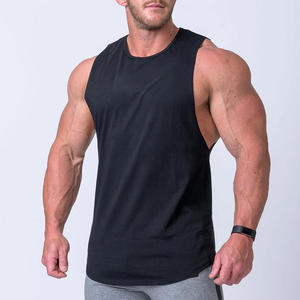 Singlet de sport pour homme personnalisé, 100% coton, respirant, écologique, à séchage rapide, pour l'entraînement, la musculation, le fitness - Product Image 1