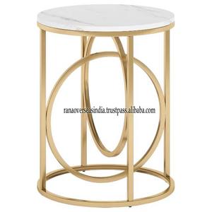 Productos de alta venta Mesa de centro de diseño moderno Mesa de centro redonda pequeña Uso para esquina de habitación y sala de estar a precio mayorista - Product Image 5