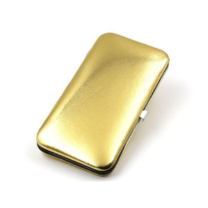 Gold Manual Manicure Set-Stainless Steel <b>Nail</b> Clipper <b>Kit</b> with Travel Case 2-Year Warranty for Men & Women Grooming - Product Image 2