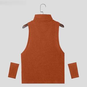 <b>Men's</b> 100% Cotton <b>Tank</b> <b>Tops</b> Quick Dry Fitness Ribbed Design Workout Polyester Breathable Knitted Weaving with Washed Technics - Product Image 5