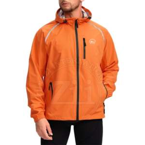 Chaqueta de Seguridad de Alta Visibilidad Personalizada para Invierno, Ropa de Trabajo Industrial para Construcción, ANSI Clase 2, con LED Intermitente, Capucha Oculta y Acolchada - Product Image 1