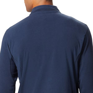 Prix avantageux pour les acheteurs en gros / Sweat-shirt à col côtelé pour homme avec couleur unie et logo personnalisé, manches longues - Product Image 5