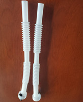 Tubes de tuyau de bec de carburant en plastique ondulé, excellente flexibilité, prix bon marché