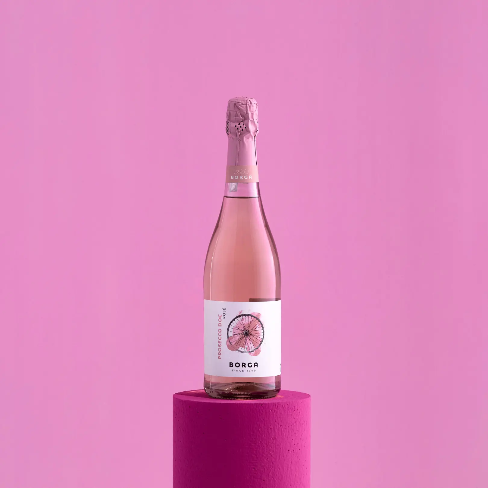 Dibuat Di Italia PROSECCO DOC ROSE BRUT Millesismato ROSE WINE