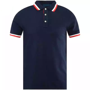 เสื้อยืดคอโปโลผ้าฝ้ายระบายอากาศแขนสั้นสำหรับผู้ชายเสื้อกอล์ฟแบบหรูหราสำหรับ2023พิมพ์โลโก้ได้ตามต้องการ - Product Image 1