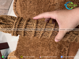 Cuerda de Fibra de Coco Ecológica para Fijar Mallas Antierosión y Mejorar la Estabilidad a Largo Plazo en la Restauración Ambiental - Product Image 3