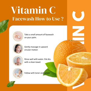Gel limpiador facial con vitamina C OEM, etiqueta blanca, marca privada - Product Image 4