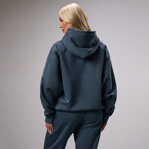 <b>Women</b> Plus Size Sportswear Tracksuit Sweatsuit Custom Logo Fitness <b>Fleece</b> <b>Jogger</b> Sets Winter Workout Sweatshirt Sweatpants Logo - Product Image 3